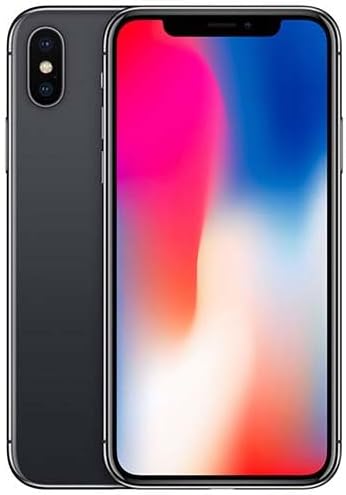 Apple iPhone X -Renewed As New with 1 Year Warranty ( Space Grey and Black)- Used
