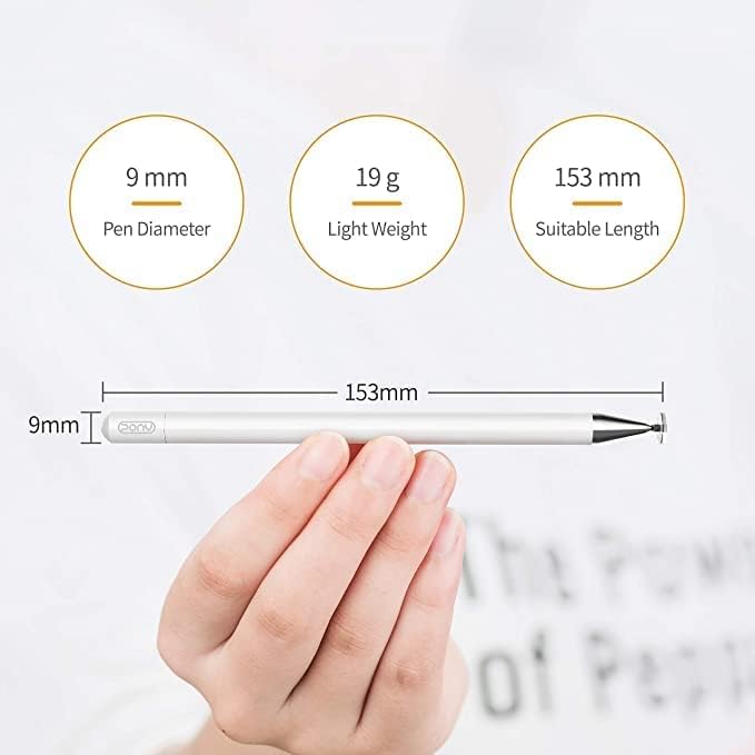 Universal stylus pen for touch screens, touch pen for mobile screen, compatible for iOS and Android devices, iPad iPhone laptop Samsung phones and tablets, for Drawing and Handwriting