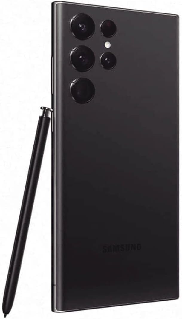 SAMSUNG Galaxy S22 Ultra 5G Mobile Phone 256GB SIM Free Android Smartphone Phantom Black - International Version