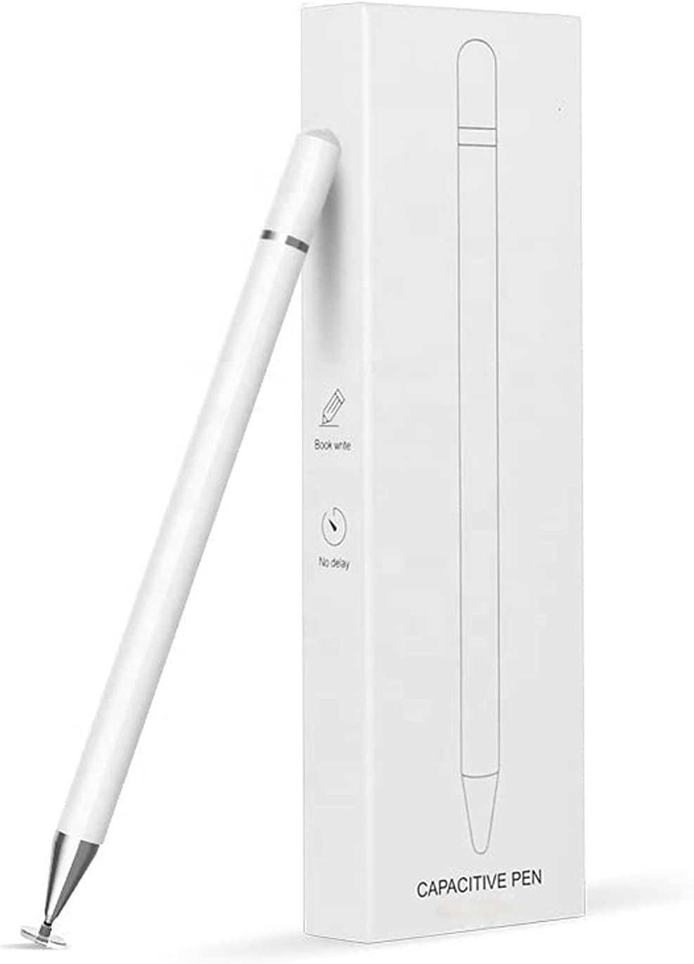 Universal stylus pen for touch screens, touch pen for mobile screen, compatible for iOS and Android devices, iPad iPhone laptop Samsung phones and tablets, for Drawing and Handwriting