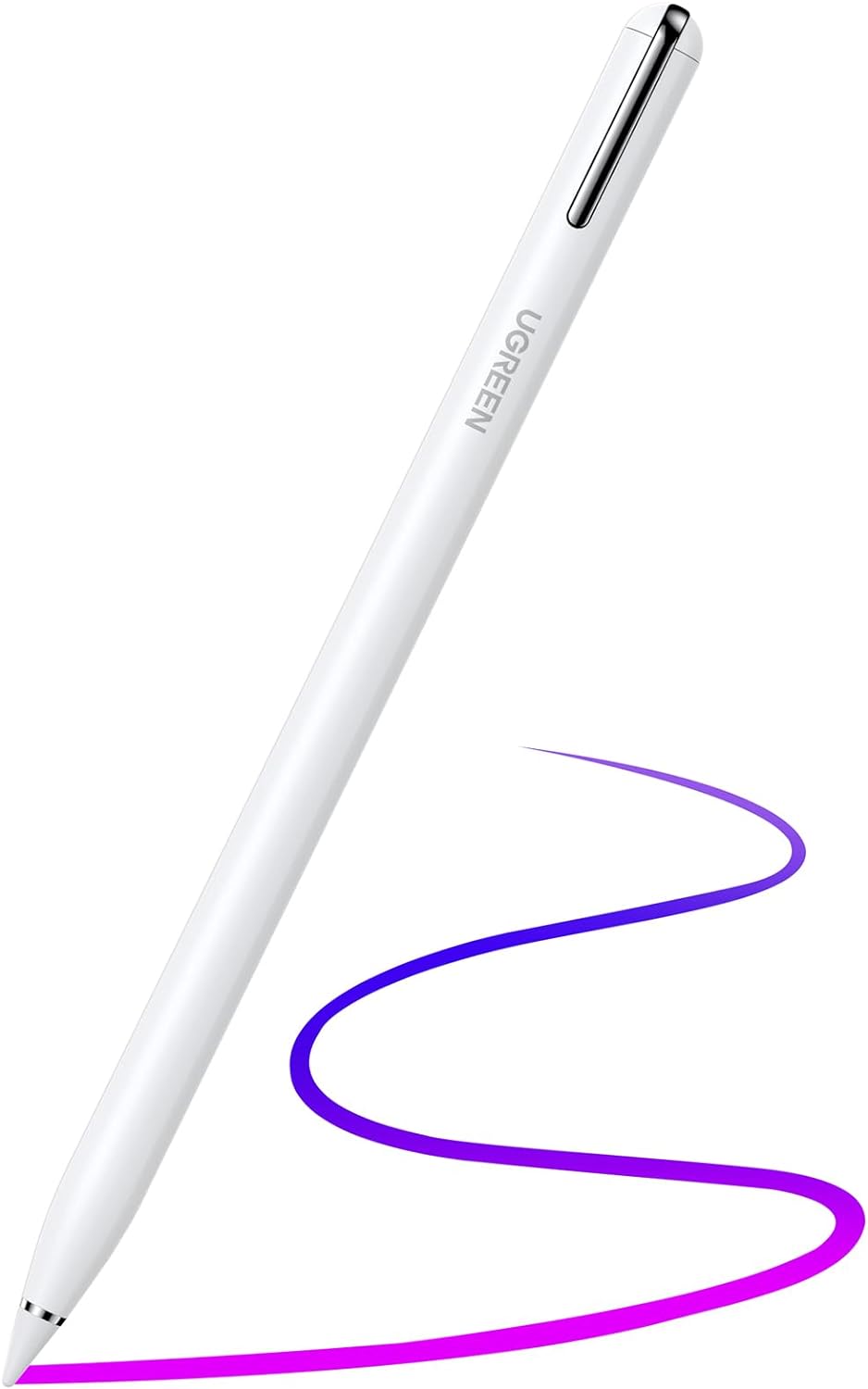 GREEN Stylus Pen for Apple iPad【Tilt Sensitivity】【Strong Magnetic】Palm Rejection, Universal iPad Stylus Pencil 1/2 Generation, iPad Pencil for iPad 2018-2022,iPad, iPad Pro, iPad Air, iPad Mini-White