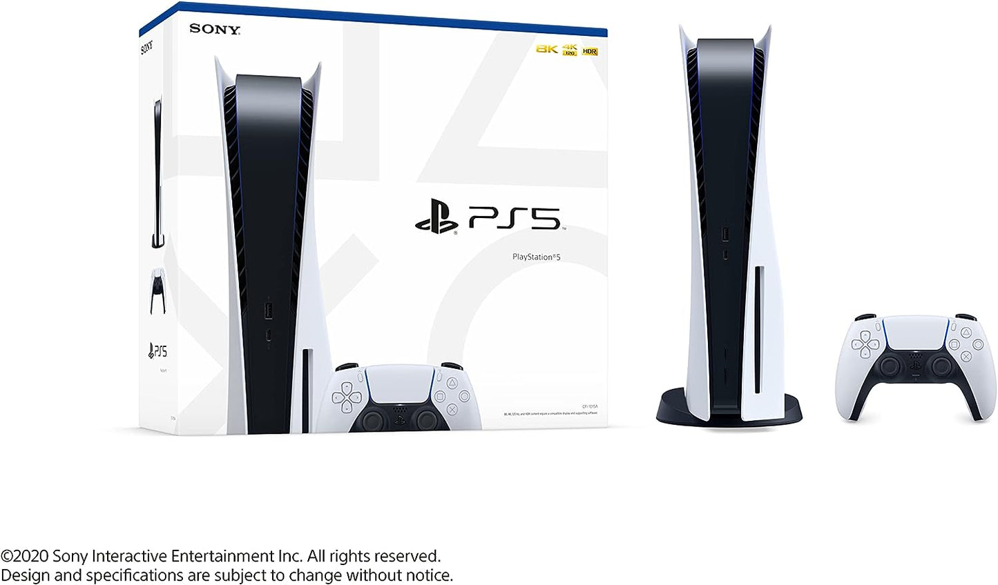 Sony Playstation 5 Console Standard Edition - International Version with 1 free Game