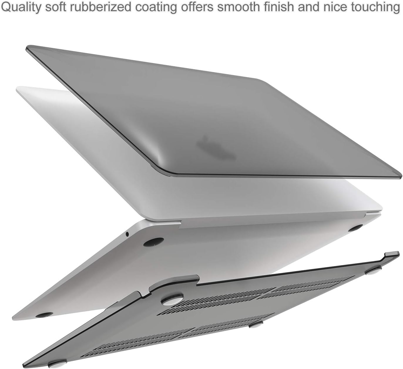 ProCase MacBook Air 13 Inch Case 2020 2019 2018 Release A2337 M1 A2179 A1932, Hard Case Shell Cover for MacBook Air 13-inch Model A2237 A2179 A1932 with Keyboard Skin Cover