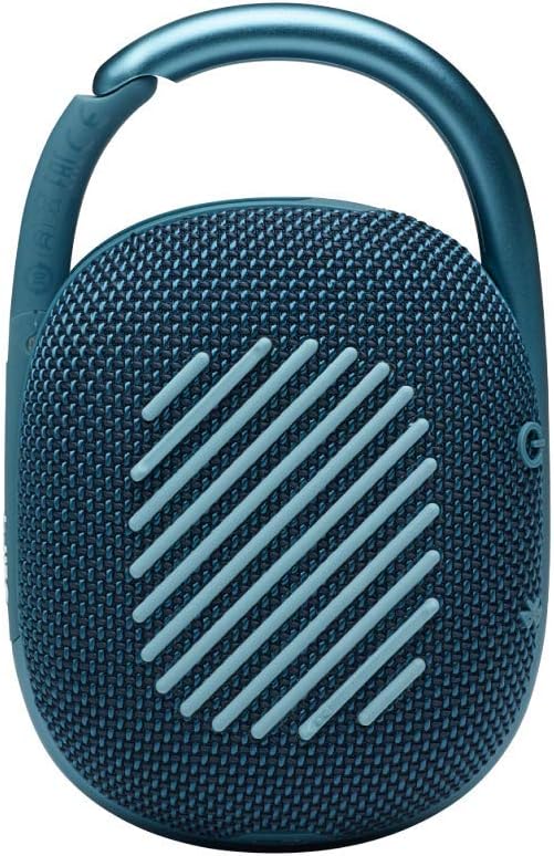 JBL Clip 4 Portable Bluetooth Speaker, JBL Pro Sound, Punchy Bass, Ultra-Portable Design, Integrated Carabiner, Clip Everywhere, IP67 Waterproof + Dustproof, 10H Battery