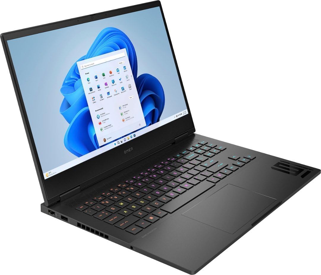 HP Omen 16-Wd0063Dx Laptop With 16.1-Inch FHD Display, Core i7-13620H Processor - 16GB RAM - 1TB SSD 6Gb NVIDIA GeForce RTX 4050 Graphics Card, Windows 11 Pro English Kb Shadow Black