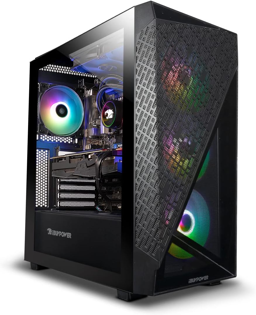 GAMING PC CPU Desktop – Intel Core i7 12700F NVIDIA RTX 3070 16GB, 2TB NVME SSD, 32GB DDR5 5600 RAM RGB, 1000W Gold PSU, 240mm AIO, Wi-Fi, Windows 11 Pro