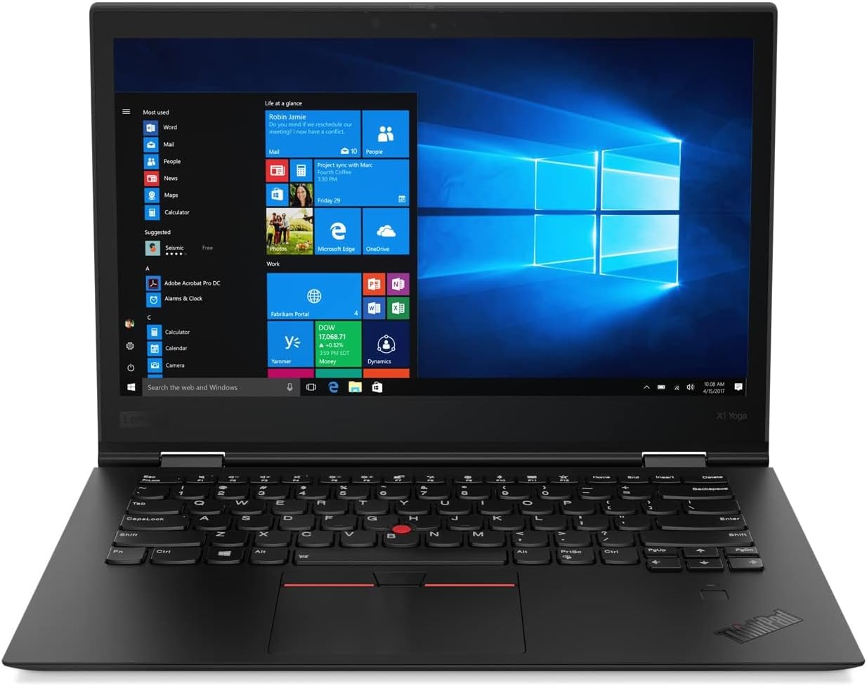 Lenovo ThinkPad X1 Yoga Business 2in1 Laptop intel Core i5 & i7 -8th Generation CPU 16GB RAM 256GB & 512GB Solid State Drive (SSD) 14.1 inch Touchscreen Windows 11 Professional RENEWED