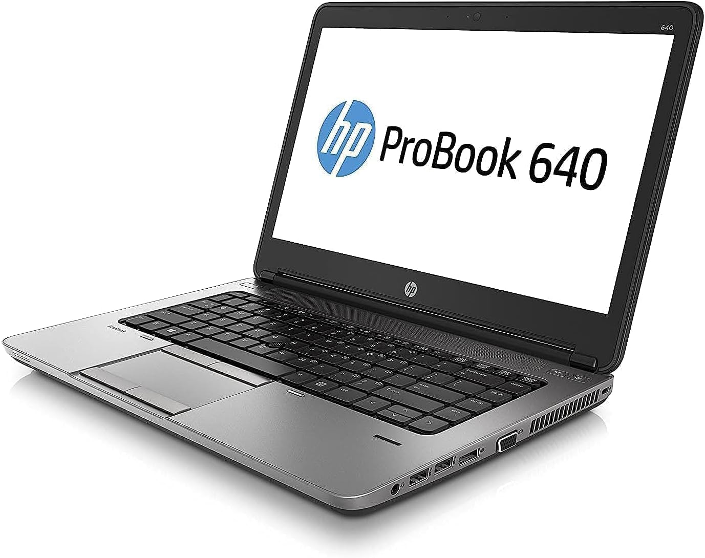 HP ProBook 640 G1 14inch Laptop, Intel Core i5-4300M 2.6GHz, 8GB RAM, 500GB HDD Storage, DVDRW, Webcam, Windows 10 Pro 64bit (Renewed)