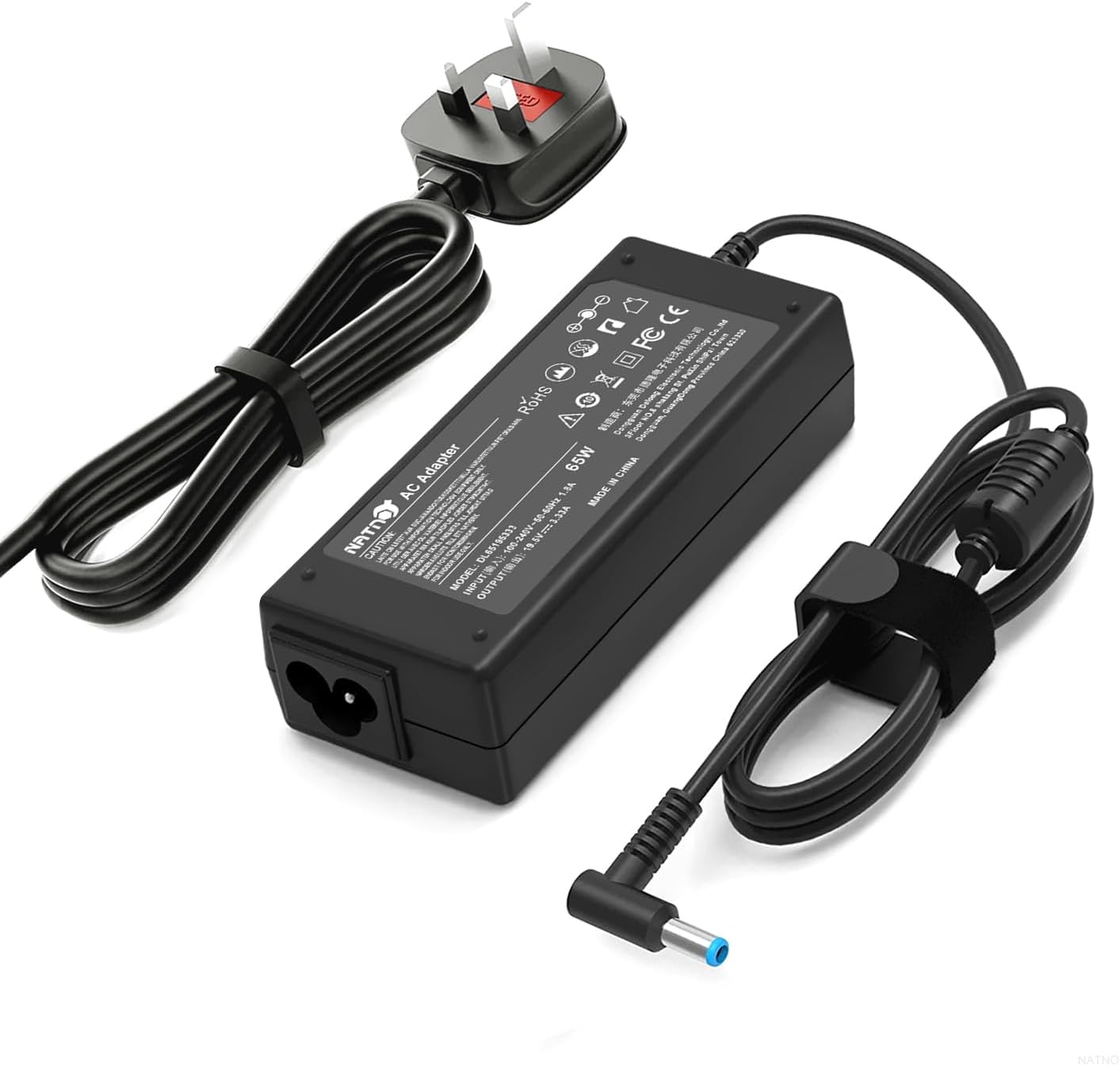 HP Blue Pin ADAPTER 65W 45W Laptop Charger for HP Notebook 15 Charger, Pavilion x360, Envy, Spectre, Elitebook 840 850 845 830 820 G8 G7 G6, ProBook Laptop With Power Supply Cord, HP Blue Tip AC Adapter