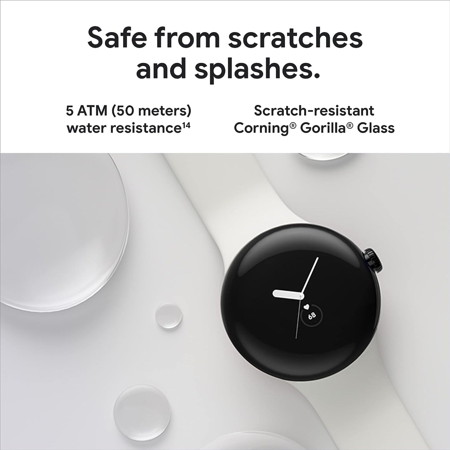 Google Pixel Watch - Black with Obsidian Strap, One Size