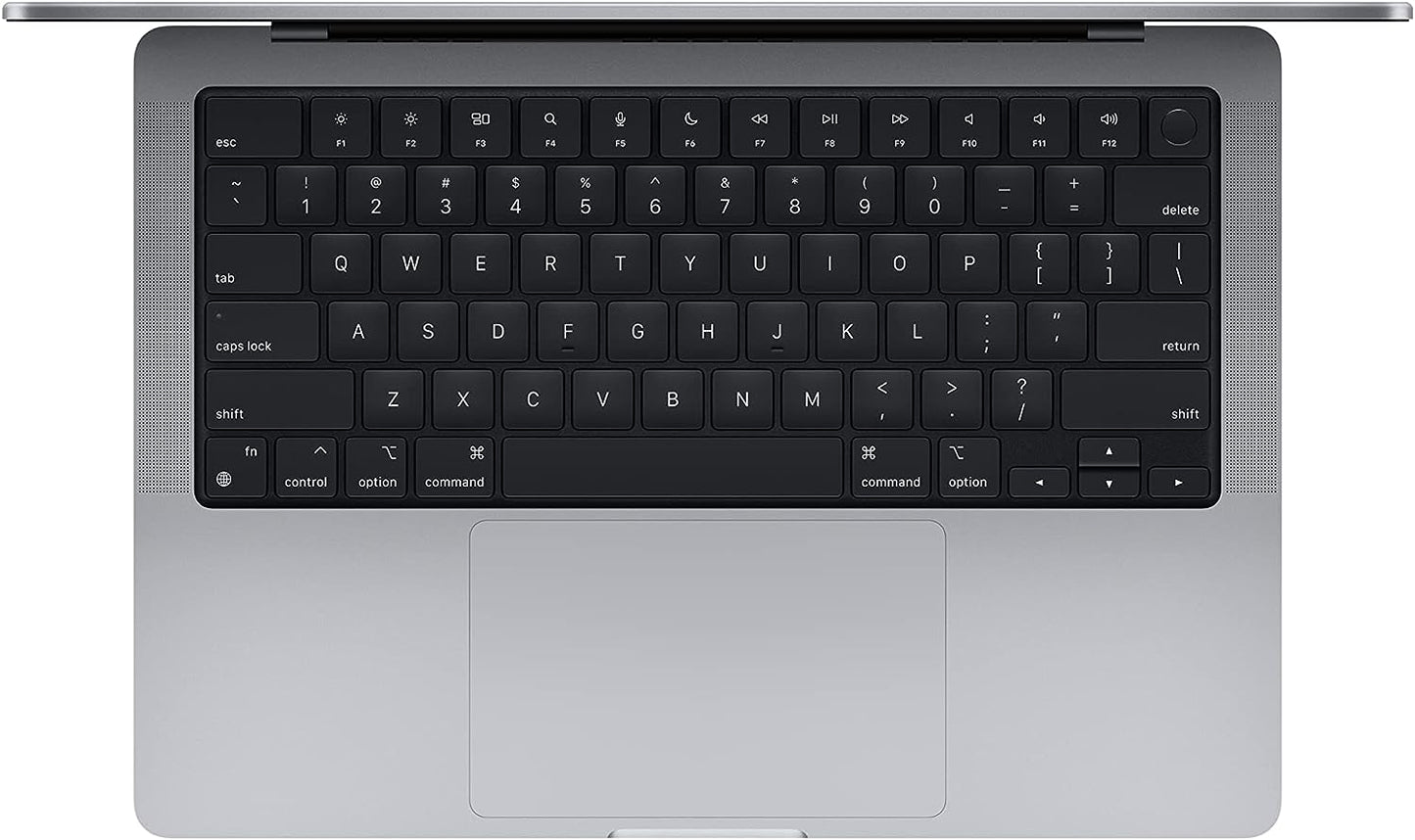 Apple MacBook Pro 14-inch, 2021 Apple M1 Pro chip with 8‑core CPU and 14‑core GPU, 16GB RAM, 512GB SSD - Space Grey