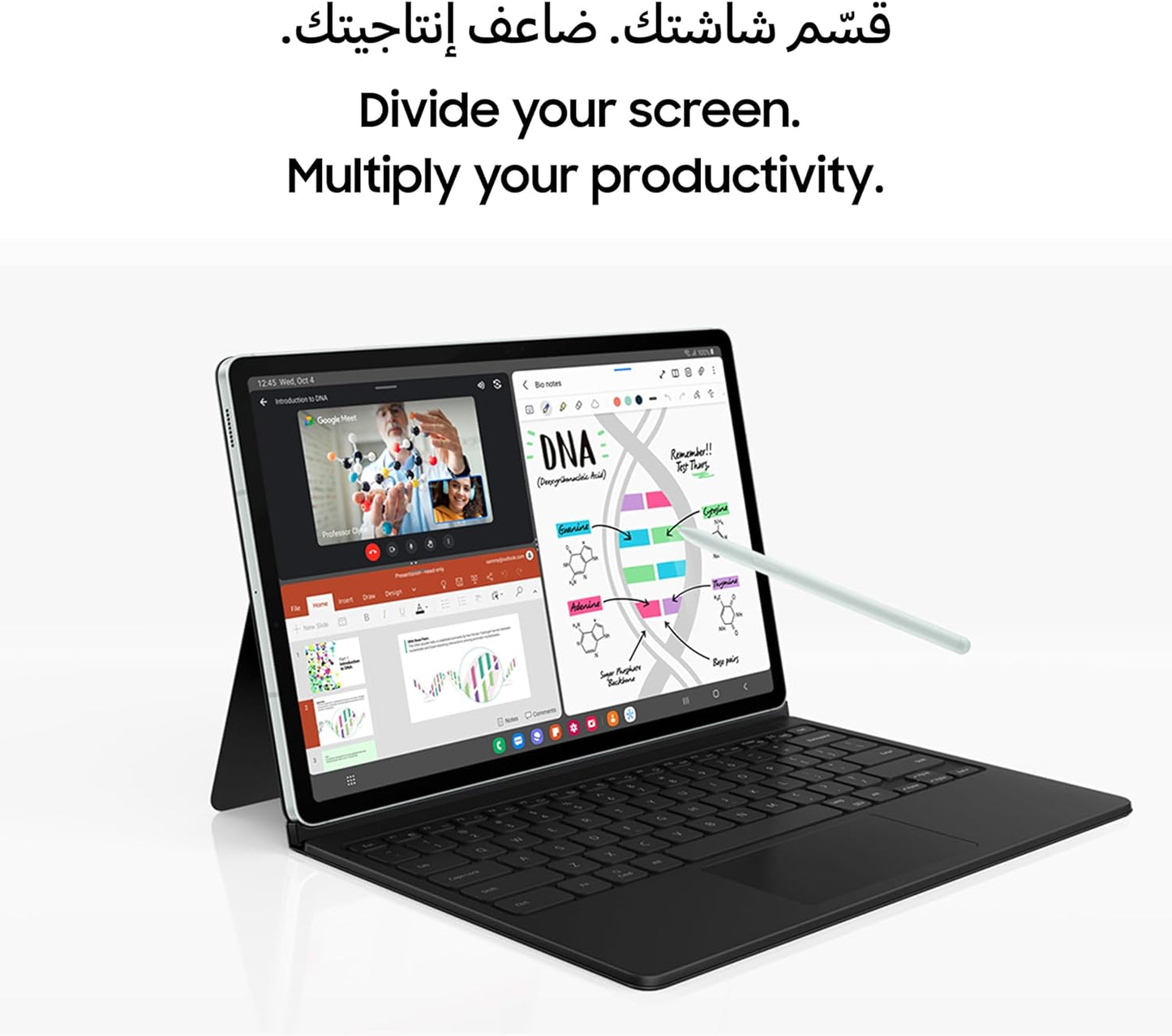 Samsung Galaxy Tab S9 FE 10.9" Screen, WiFi Android Tablet, 128GB | 6GB, With Samsung S Pen Included, Gray, Lavender, Mint and Silver