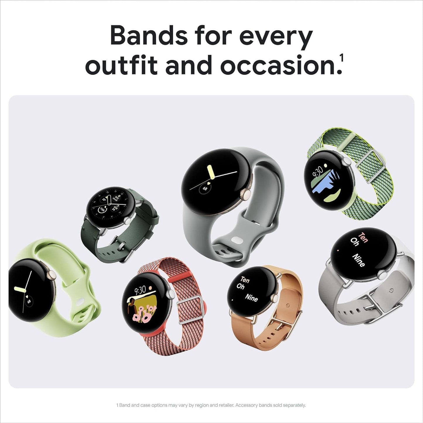 Google Pixel Watch - Black with Obsidian Strap, One Size