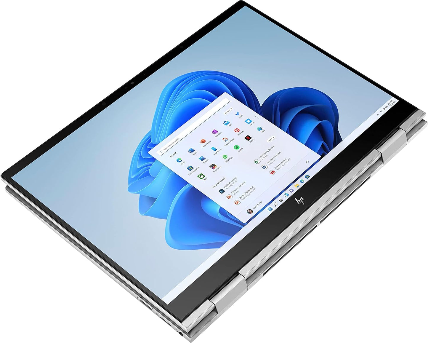 2023 HP Envy X360, Intel® Evo™ 12th Gen Core™ i7-1250U, 8 GB LPDDR4x-4266MHz RAM, 1TB SSD, Intel® Iris® Xe Graphics, 13.3" WUXGA (1920x1200), Face recognition, Win11, Silver