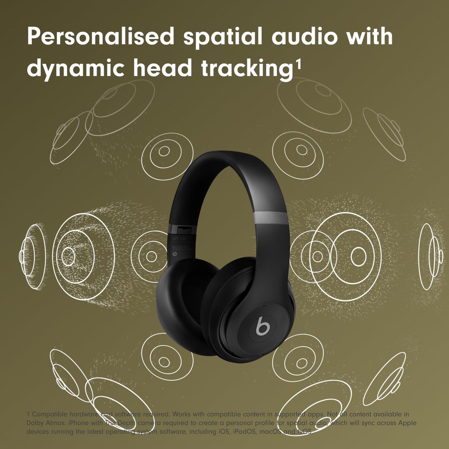 Beats New 2023 Studio Pro Wireless Over-Ear Headphones with noise cancellation