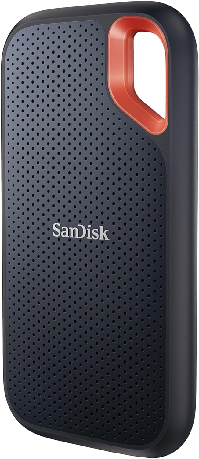 SanDisk 1TB 2TB & 4TB, Extreme Portable SSD - Up To 1050Mb/S - USB-C, USB 3.2 Gen 2 - External Solid State Drive