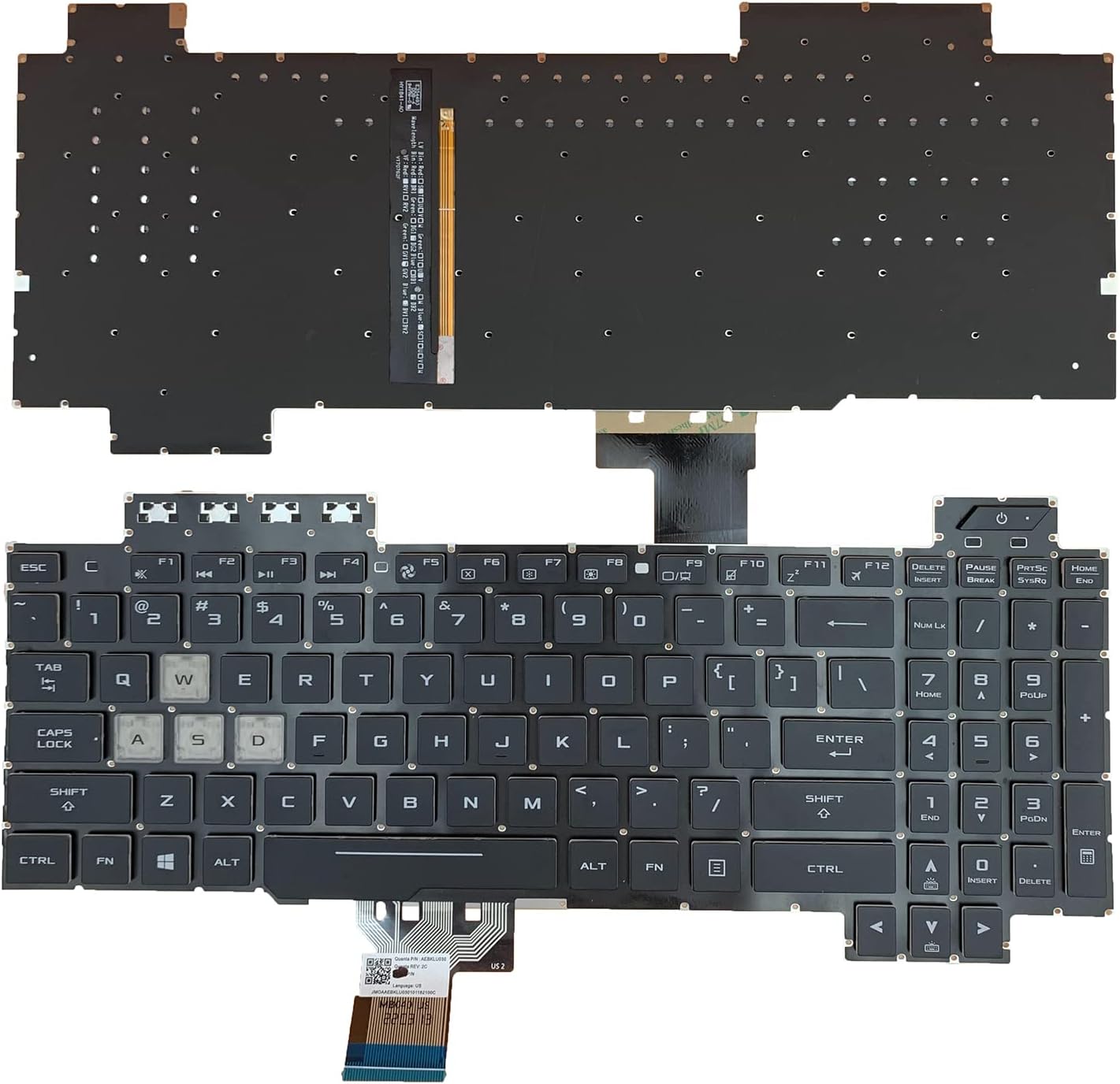 MacBook, Dell, ASUS, MSI, HP, Lenovo Laptop Replacement Keyboards