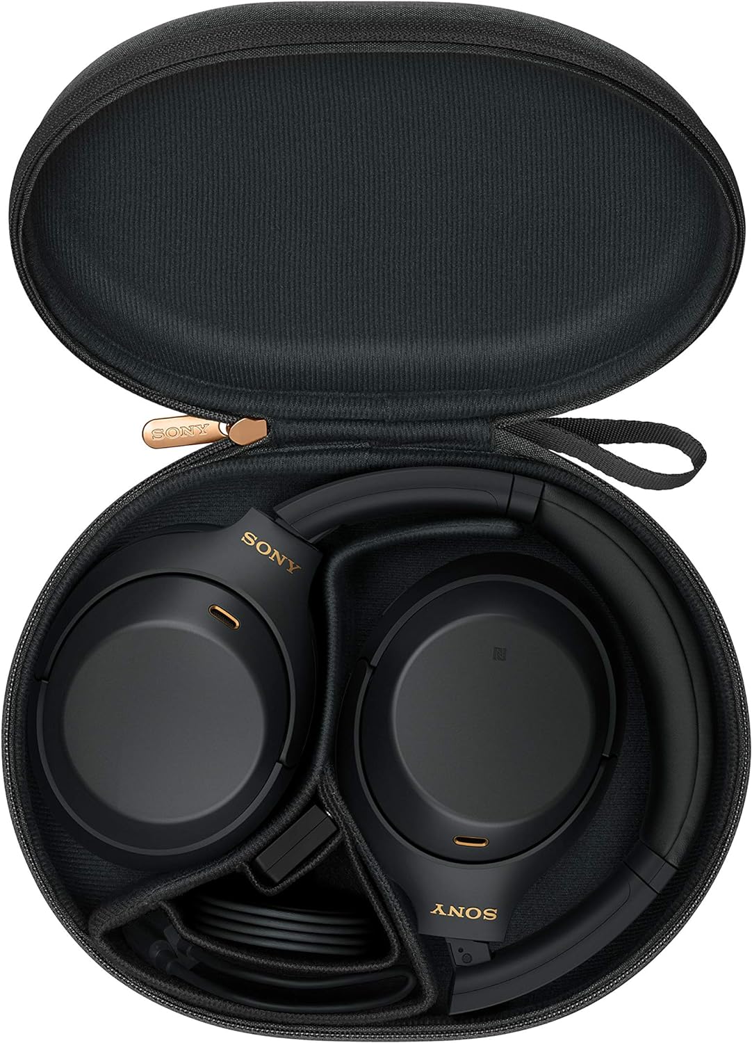 Sony WH-1000Xm4 Wireless Noise Cancelling Bluetooth Over-Ear Headphones With Speak To Chat Function And Mic For Phone Call, Black, Universal