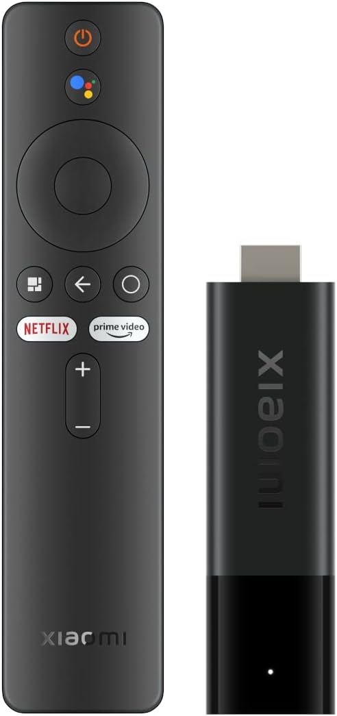 Xiaomi MI TV 4K Stick Portable Android TV With Remote Control Built-In Chrome Cast Voice Remote Wi-Fi & Bluetooth With Google Assistant 4K Ultra HD Screen | HDMI Port Android TV 11 - Black