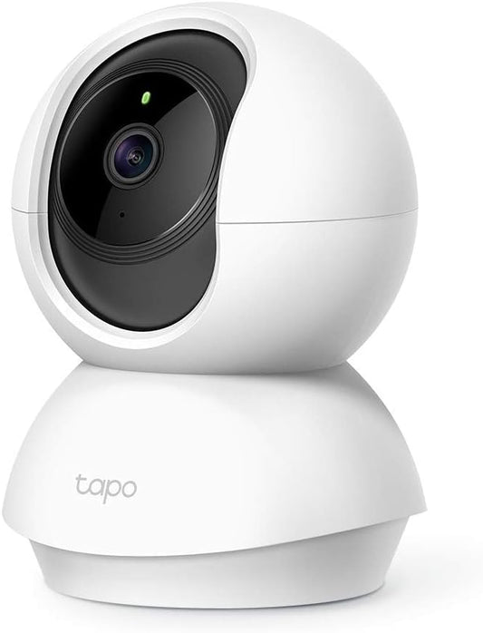TP-LINK Tapo Pan/Tilt Smart Security Camera, Indoor CCTV, 360° Rotational Views, Works with Alexa&Google Home, No Hub Required, 1080p, 2-Way Audio, Night Vision, SD Storage, Device Sharing