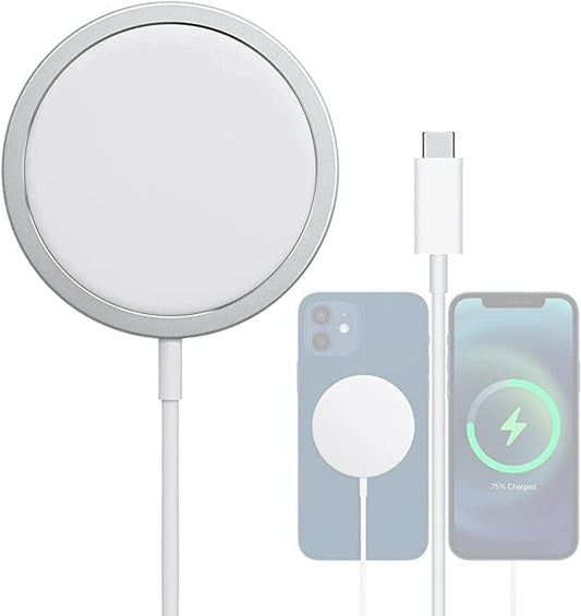 Apple Mag-Safe Charger for iPhone USB C Fast Charging,Wireless Magnetic Fast PD Charging up to 15W Compatibility with iPhone 14,14 Plus,14 Pro,14 Pro Max, 13,12 series, AirPods Pro2,White