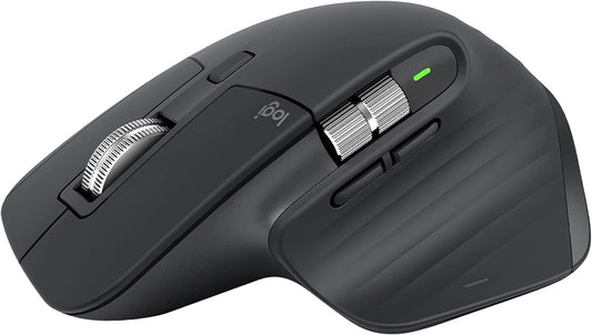 Logitech MX Master 3S - Wireless Performance Mouse with Ultra-fast Scrolling, Ergo, 8K DPI, Track on Glass, Quiet Clicks, USB-C, Bluetooth, Mac, Windows, Linux, Chrome