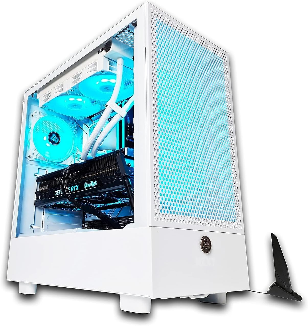 2FR Premium ROG STRIX Intel i9 Gaming PC Desktop with WIFI, i9-13900KF, Nvidia RTX 3090, 64GB DDR4, 2TB NVME M.2 SSD, Windows 11 pro, with N.Z.X.T H5 FLOW