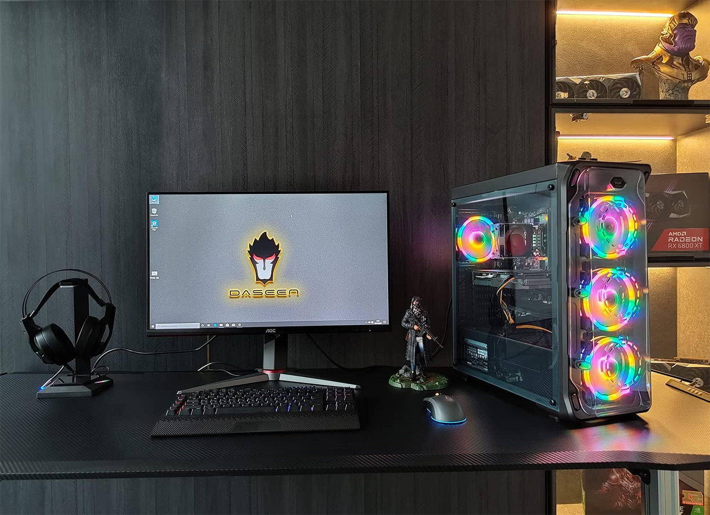 GAMING PC CPU Desktop – Intel Core i7 12700F NVIDIA RTX 3070 16GB, 2TB NVME SSD, 32GB DDR5 5600 RAM RGB, 1000W Gold PSU, 240mm AIO, Wi-Fi, Windows 11 Pro