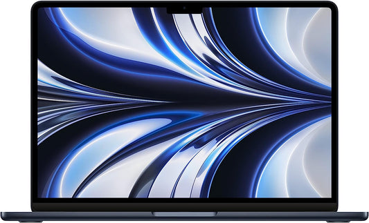 Apple 2022 MacBook Air with M2 chip: 13.6-inch Liquid Retina display, 8GB RAM, 256GB & 512GB SSD storage, 1080p FaceTime HD camera.