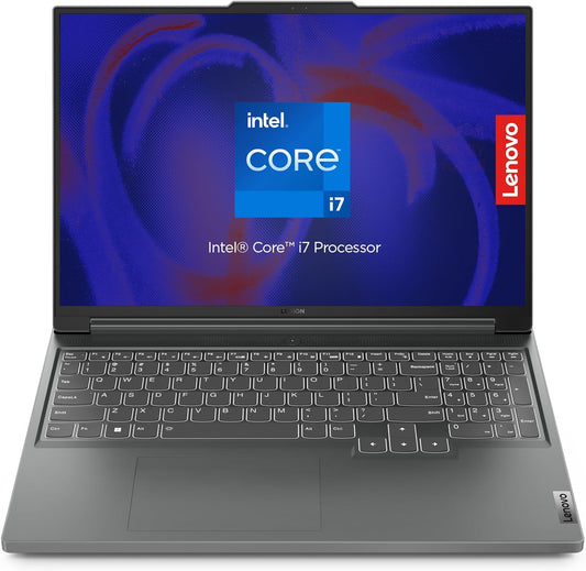Lenovo Legion Slim 5 16IRH8 AI Gaming Laptop, 16"WQXGA 165Hz Display, Intel Core I7-13700H, 16GB RAM, 512GB SSD, NVIDIA GeForce RTX 4050 6GB GDDR6, Win11 Pro, Eng RGB, Storm Grey