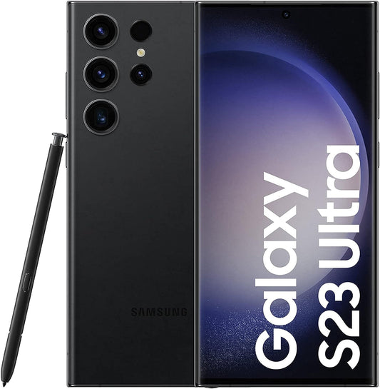 Samsung Galaxy S23 Ultra, 256GB, Phantom Black, 5G Mobile Phone, Dual SIM, Android Smartphone, 1 Year Manufacturer Warranty