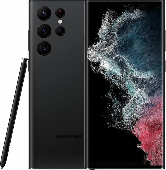 SAMSUNG Galaxy S22 Ultra 5G Mobile Phone 256GB SIM Free Android Smartphone Phantom Black - International Version